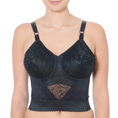 Longline Wireless Shaping Bra with Expandable Cups