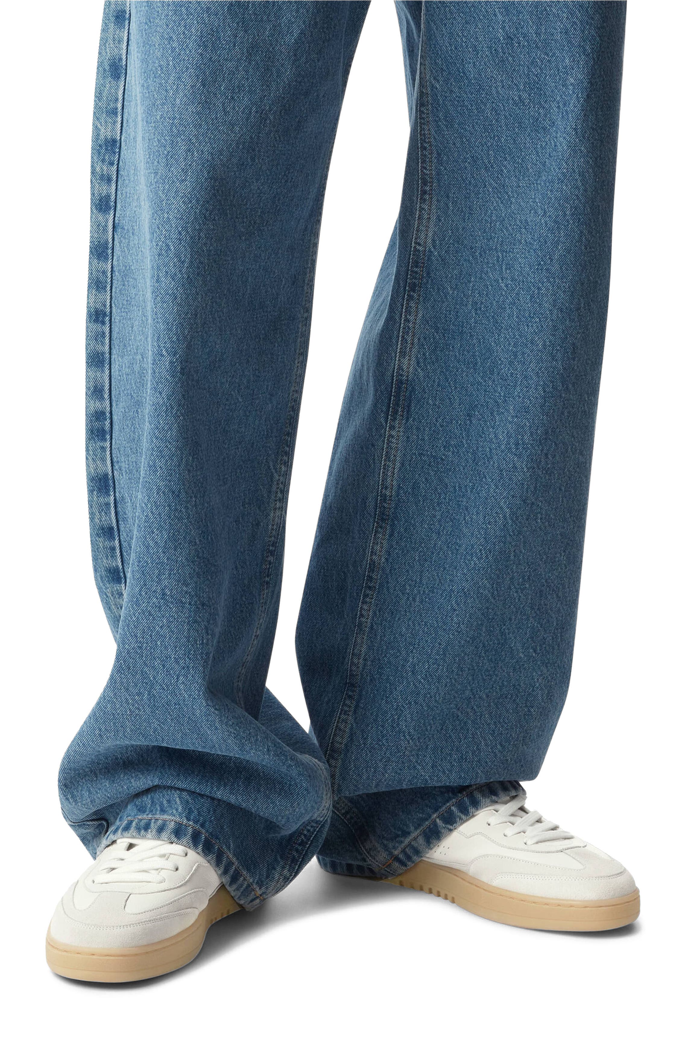 Axel Arigato Dice T-Toe Suede Sneaker - Men's, Alternate, color, White/Gum