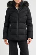 Calvin Klein Faux Fur Trim Puffer Jacket