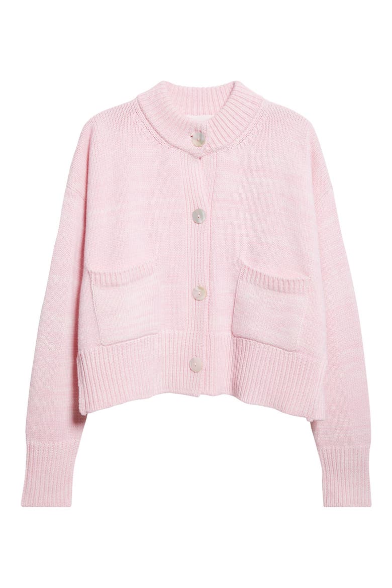 Icrebreaker Merino Wool & Cashmere Mélange Cardigan, Alternate, color, ROSE MELANGE