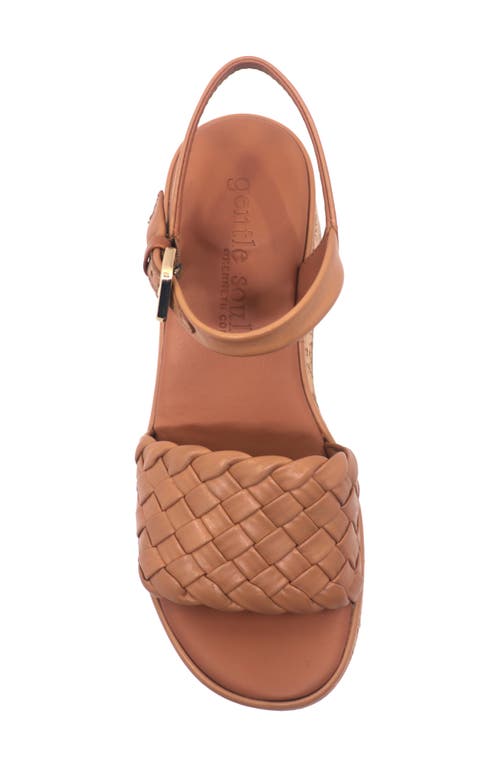 Shop Gentle Souls By Kenneth Cole Gentle Souls Dorris Sandal In Tan Leather