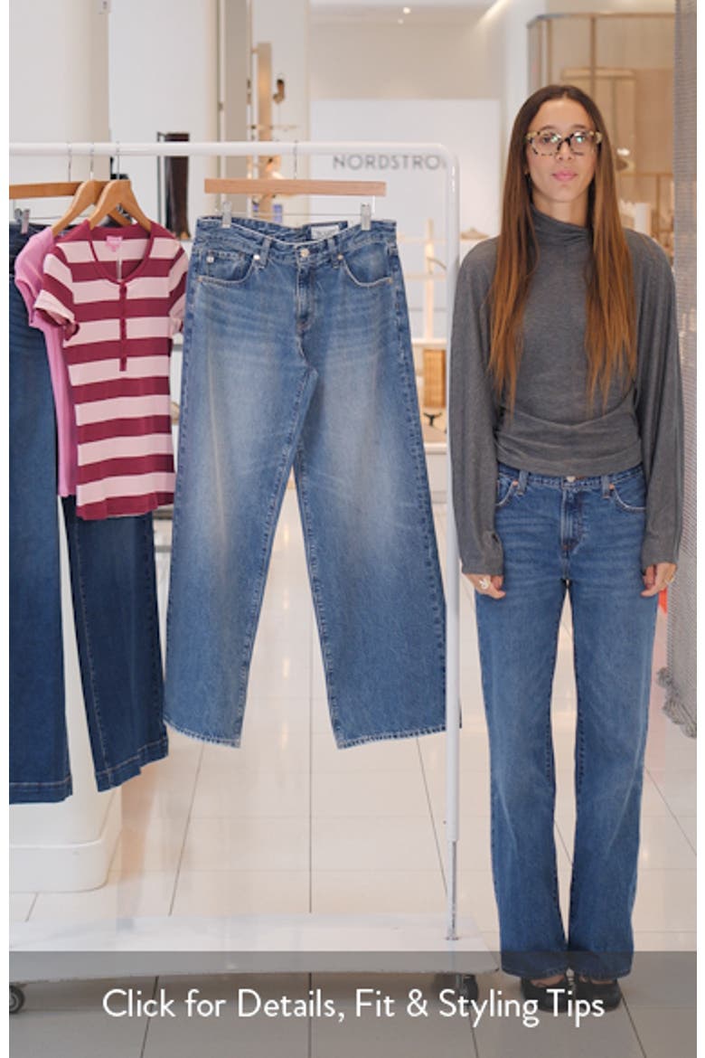 Adria High Waist Wide Leg Jeans video