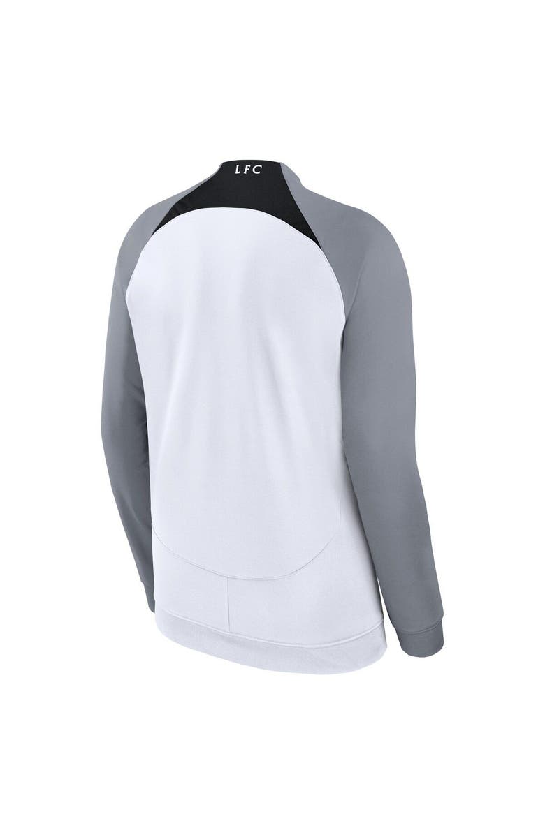 Nike Men's Nike White Liverpool Academy Pro Anthem Performance Full-Zip Jacket, Alternate, color,