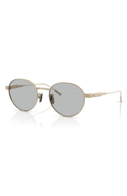 Moncler Subtila Round Frame Sunglasses In Gray