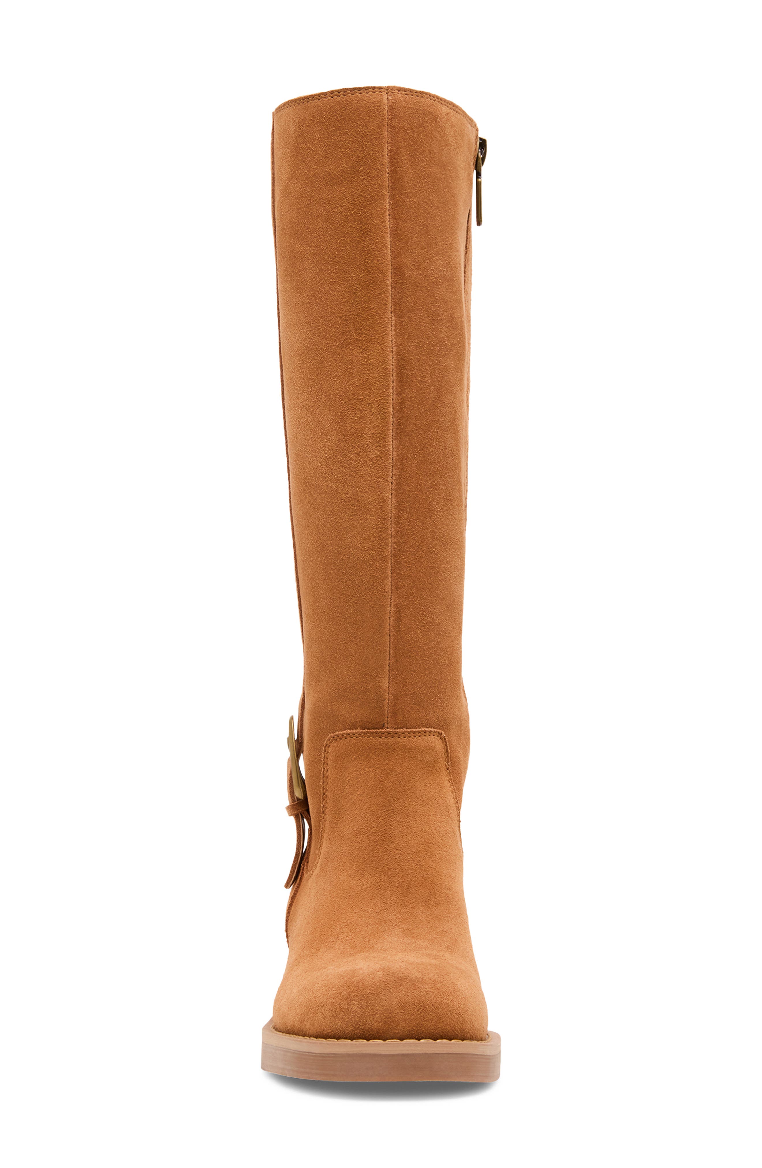 Claudia Waterproof Knee High Boot, Alternate, color, TAN SUEDE