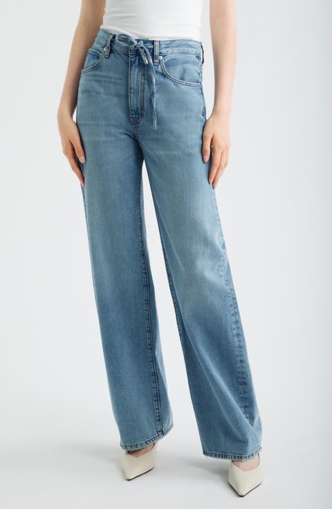 The Off Duty Drawstring Bow Jeans