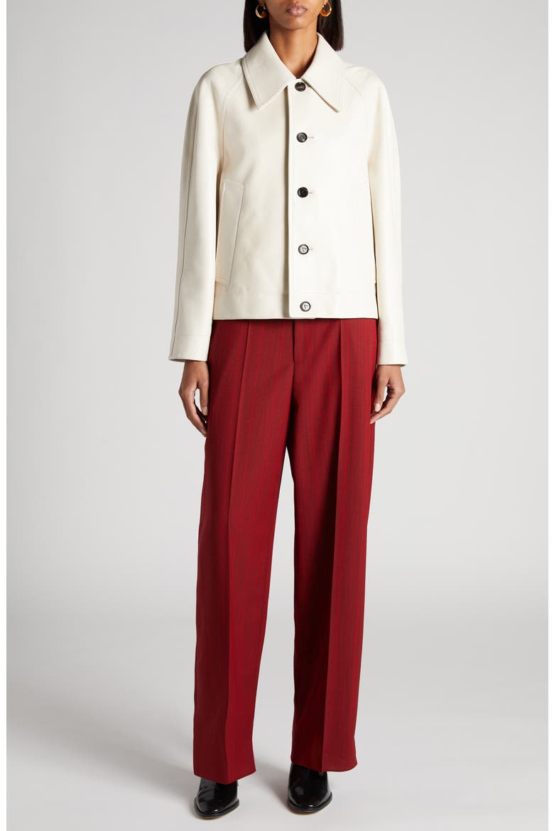 Lambskin Leather Jacket, Alternate, color, 9247 PALE MERINGUE