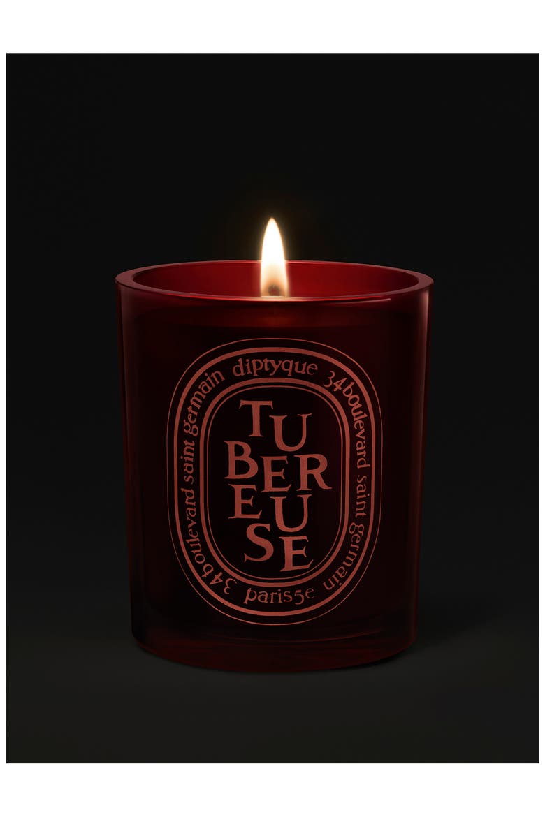 Tubéreuse (Tuberose) Large Scented Candle, Alternate, color, RED VESSEL