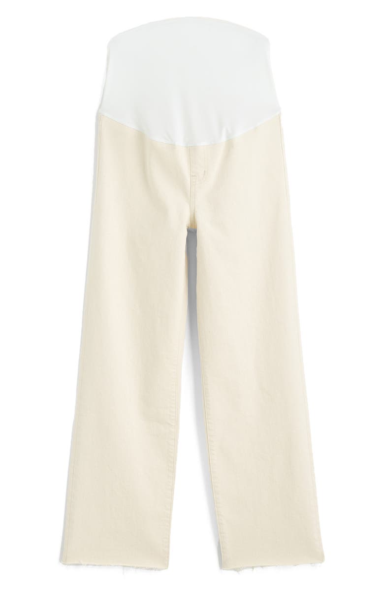 Madewell The Perfect Vintage Crop Flare Maternity Jeans, Main, color, Vintage Canvas