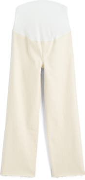 Madewell The Perfect Vintage Crop Flare Maternity Jeans