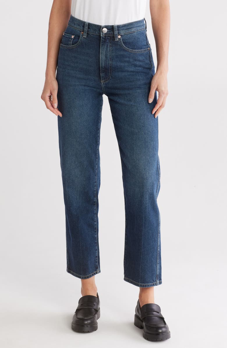 DL1961 Enora High Waist Ankle Cigarette Jeans, Main, color, Cromer