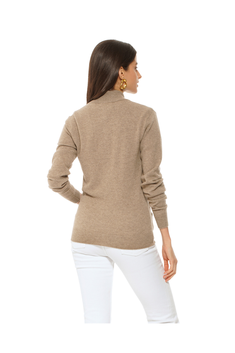 Pure Cashmere Double Slider Slider Zip Cardigan, Alternate, color, Lemon Yellow