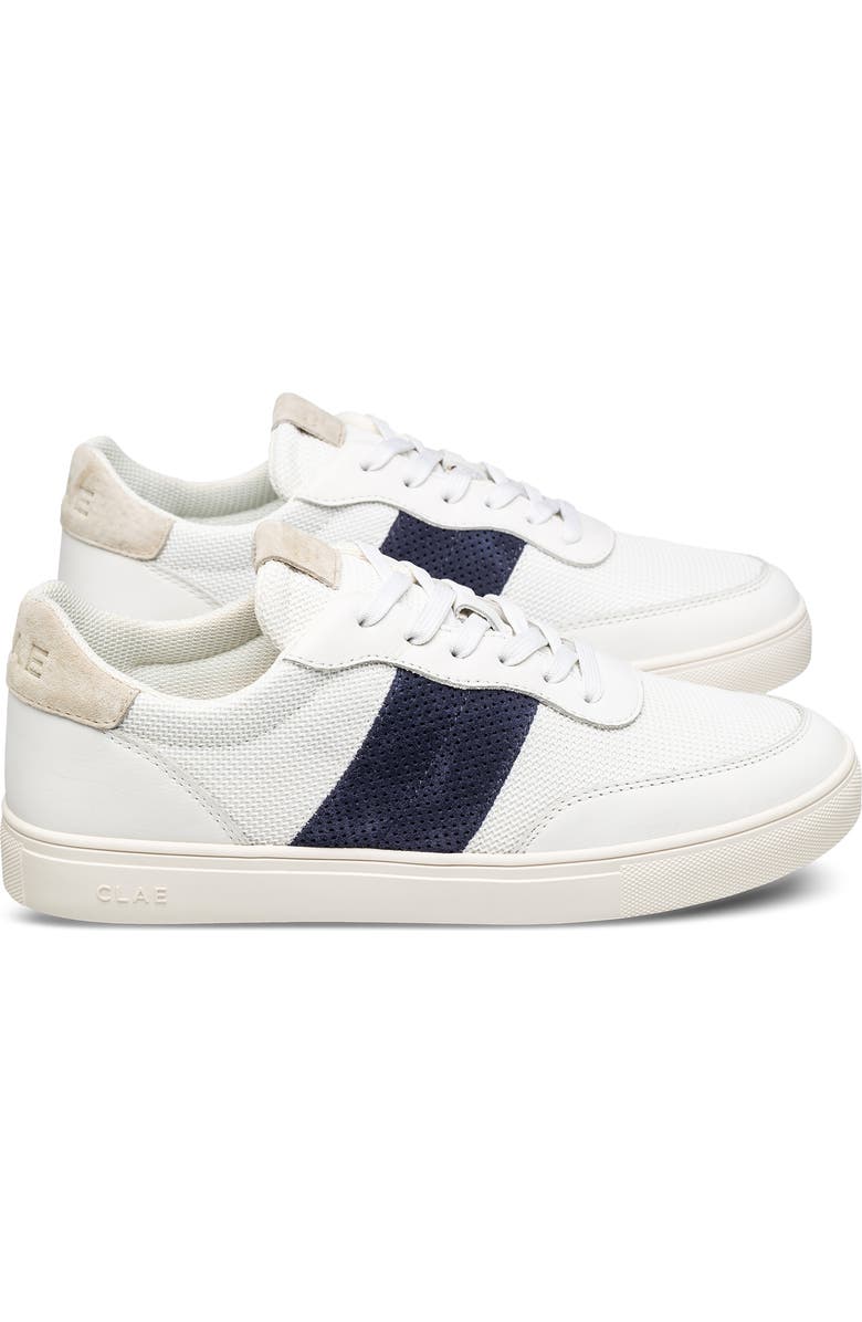 CLAE Davis Sneaker, Alternate, color, White Navy Wood Ash