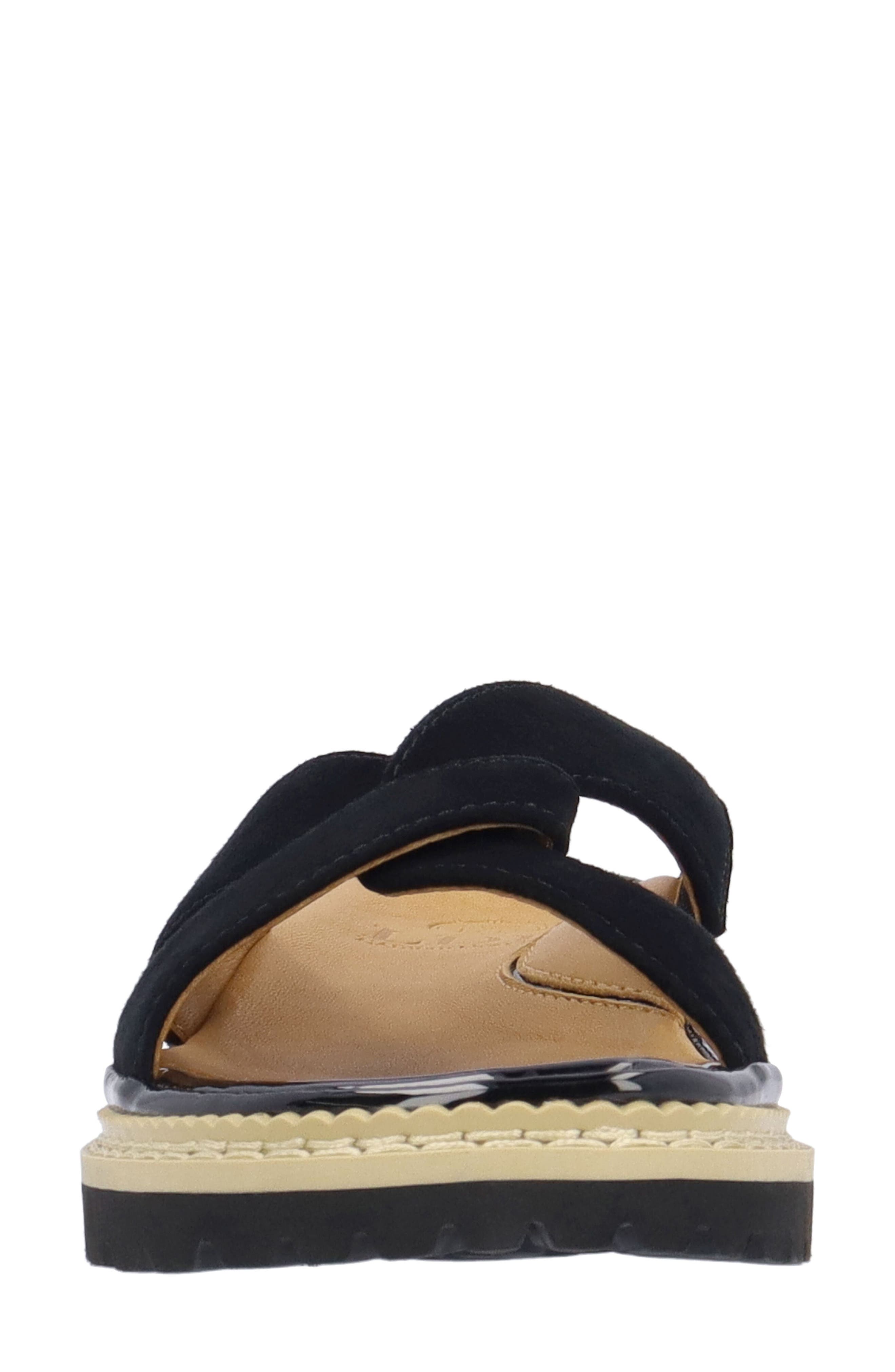 L'Amour des Pieds Deryn Slide Sandal, Alternate, color, Black