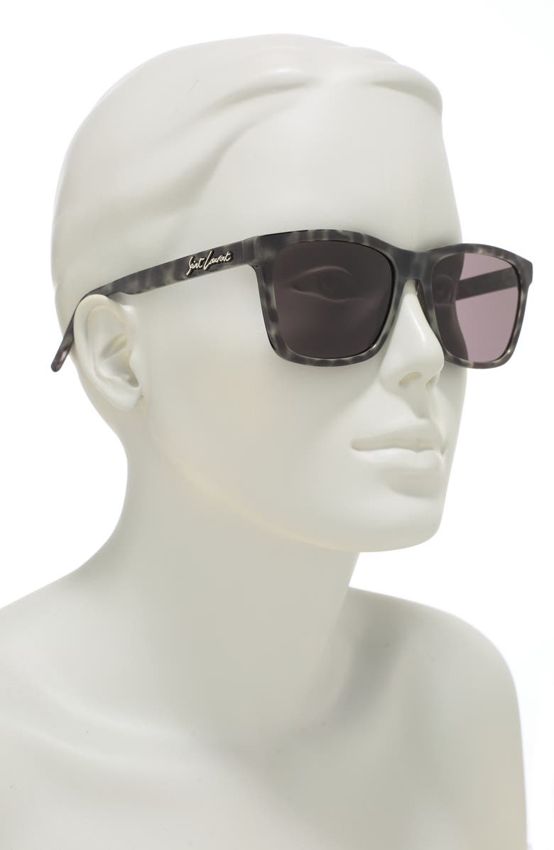 Saint Laurent 56mm Square Sunglasses, Alternate, color,