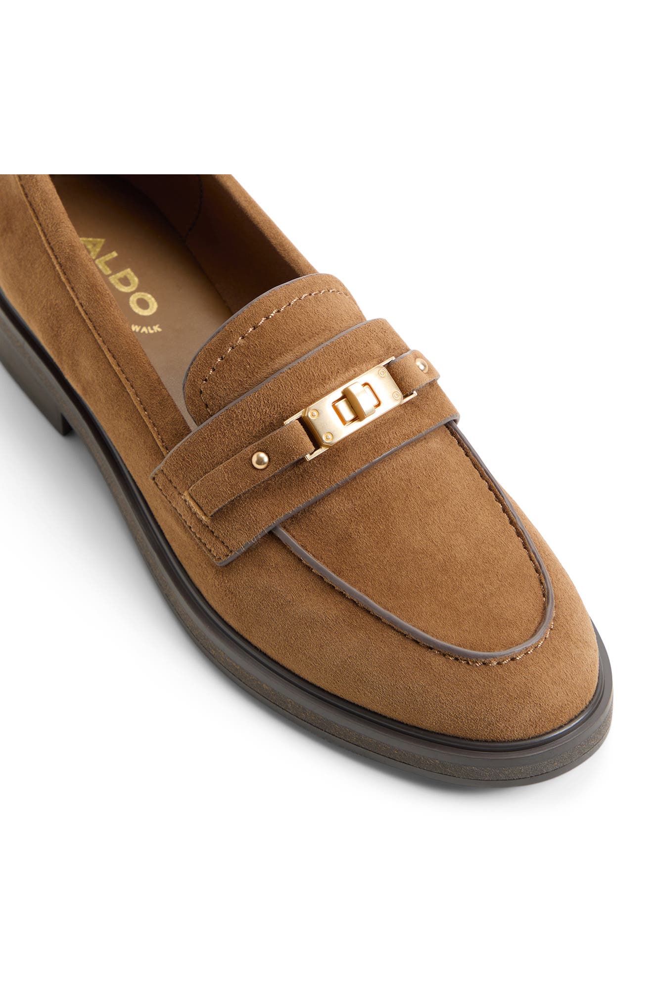 Biatrice Leather Loafer, Alternate, color, LIGHT BROWN