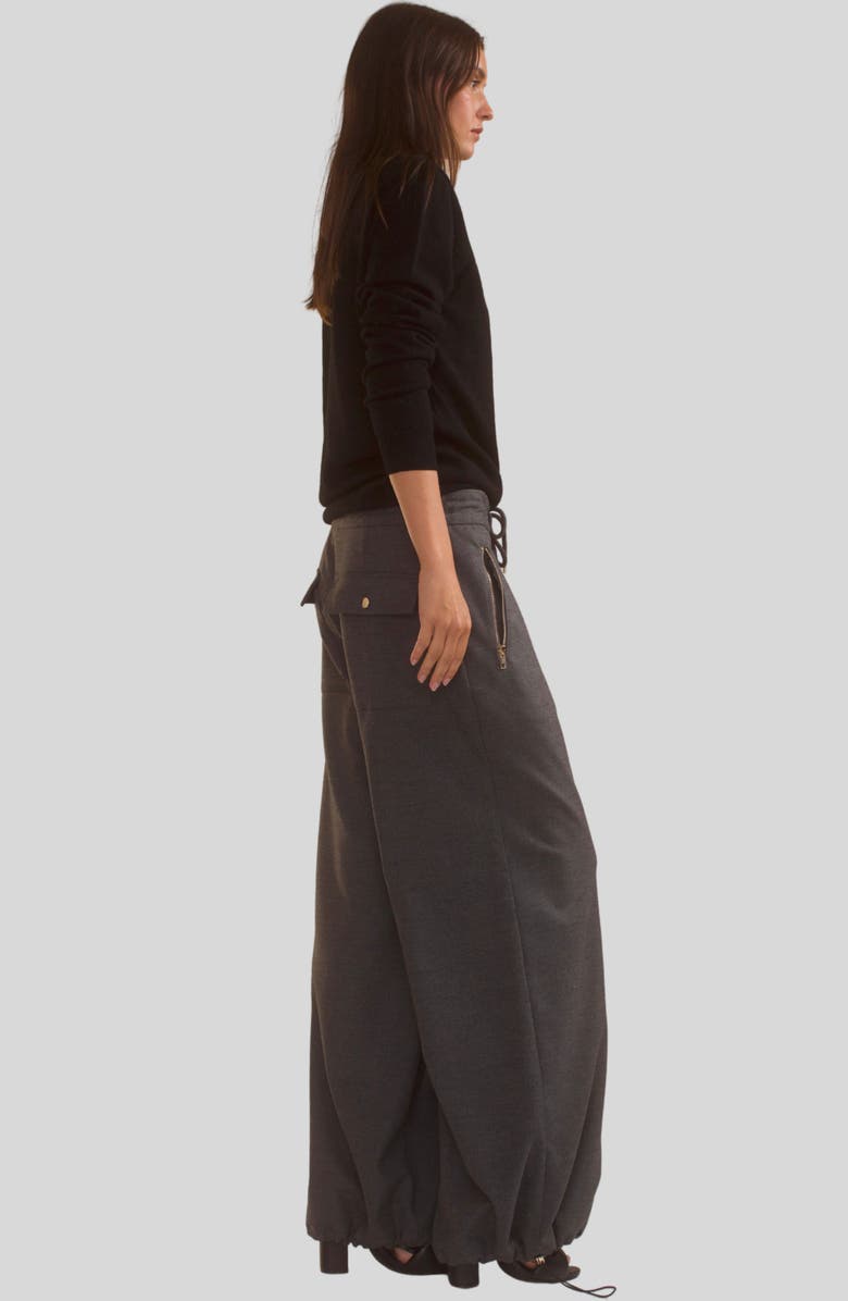 Cynthia Rowley Elea Wool Cashmere Sweater, Alternate, color, Black