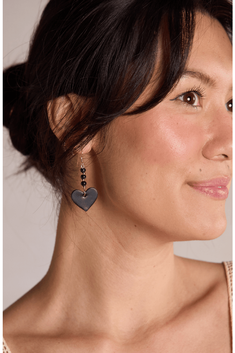 Josie Earrings, Alternate, color, Black