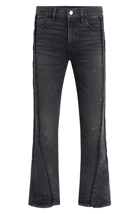 Walker Reconstruction Kick Flare Jeans (Reconstructed Black)