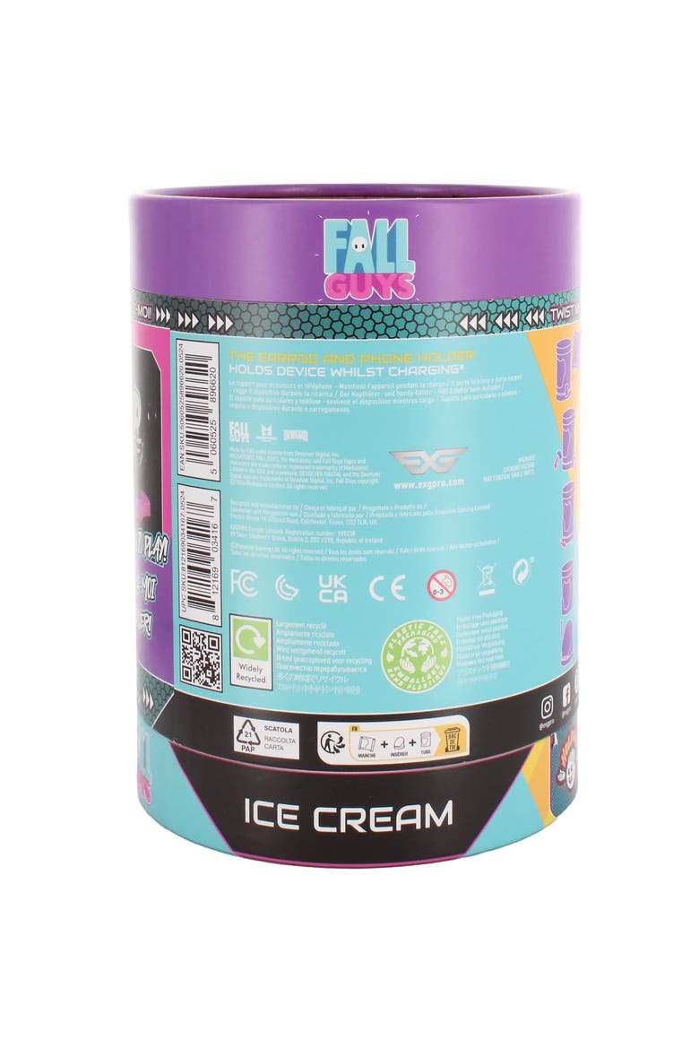 Holdems Fall Guys Ice Cream Earbud & Phone Holder, Alternate, color, Multicolored