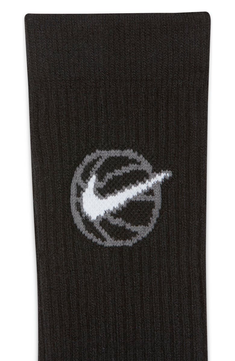 Nike Dri-FIT 3-Pack Everyday Cushioned Basketball Socks, Alternate, color,