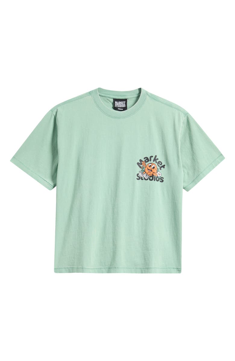 MARKET Chill in the Net Graphic T-Shirt, Main, color, Green