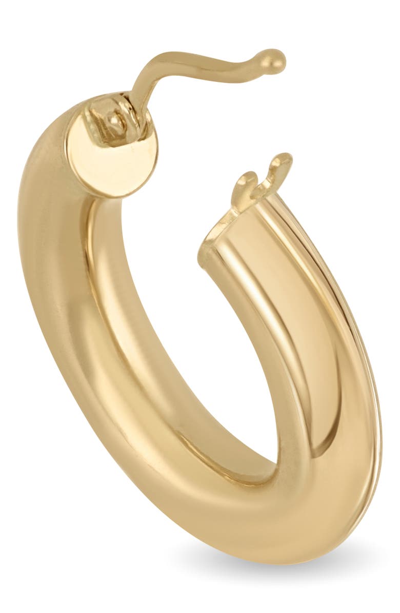 Bony Levy Essentials 14K Gold Smooth Hoop Earrings, Alternate, color, 14Ky