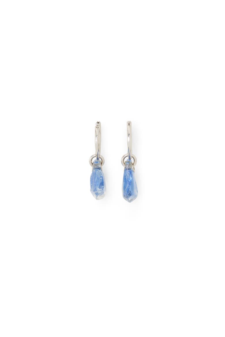 Aurore Hoop Earrings, Alternate, color, Blue/Transparent
