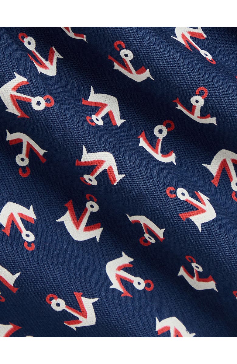 Ralph Lauren Anchor Print Cotton Shirtdress & Bloomers, Alternate, color,