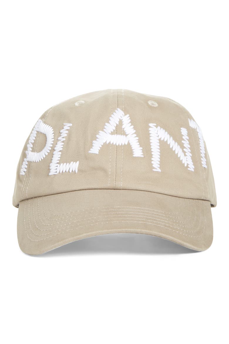 Plant Stitch Baseball Cap (Nordstrom Exclusive), Alternate, color, GREY