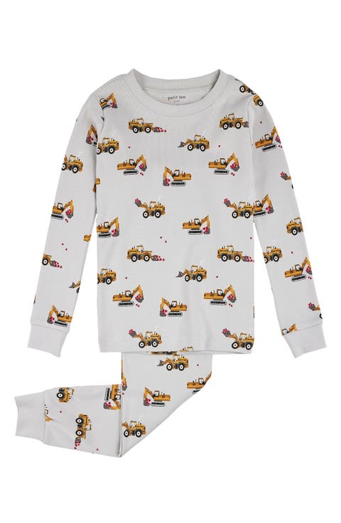 Kids' I Dig You Organic Cotton Fitted Two-Piece Pajamas