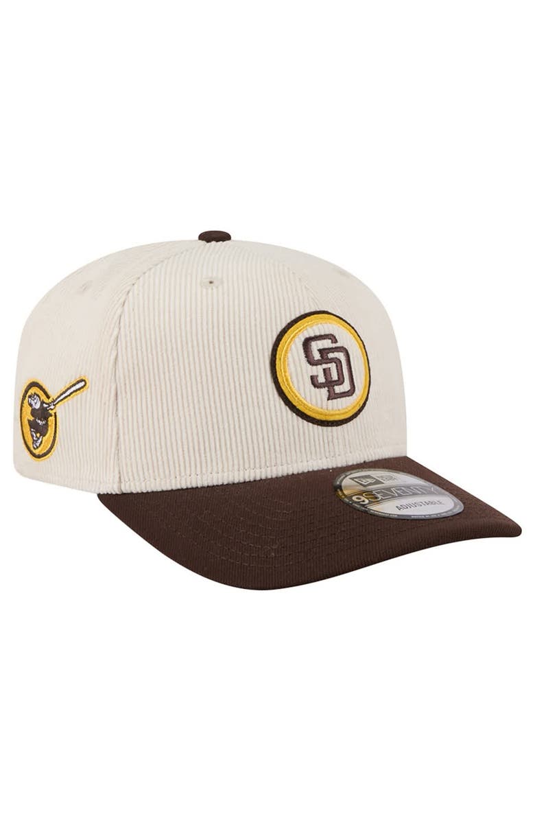New Era Men's New Era  Cream San Diego Padres Loyal 9SEVENTY Adjustable Hat, Main, color, 