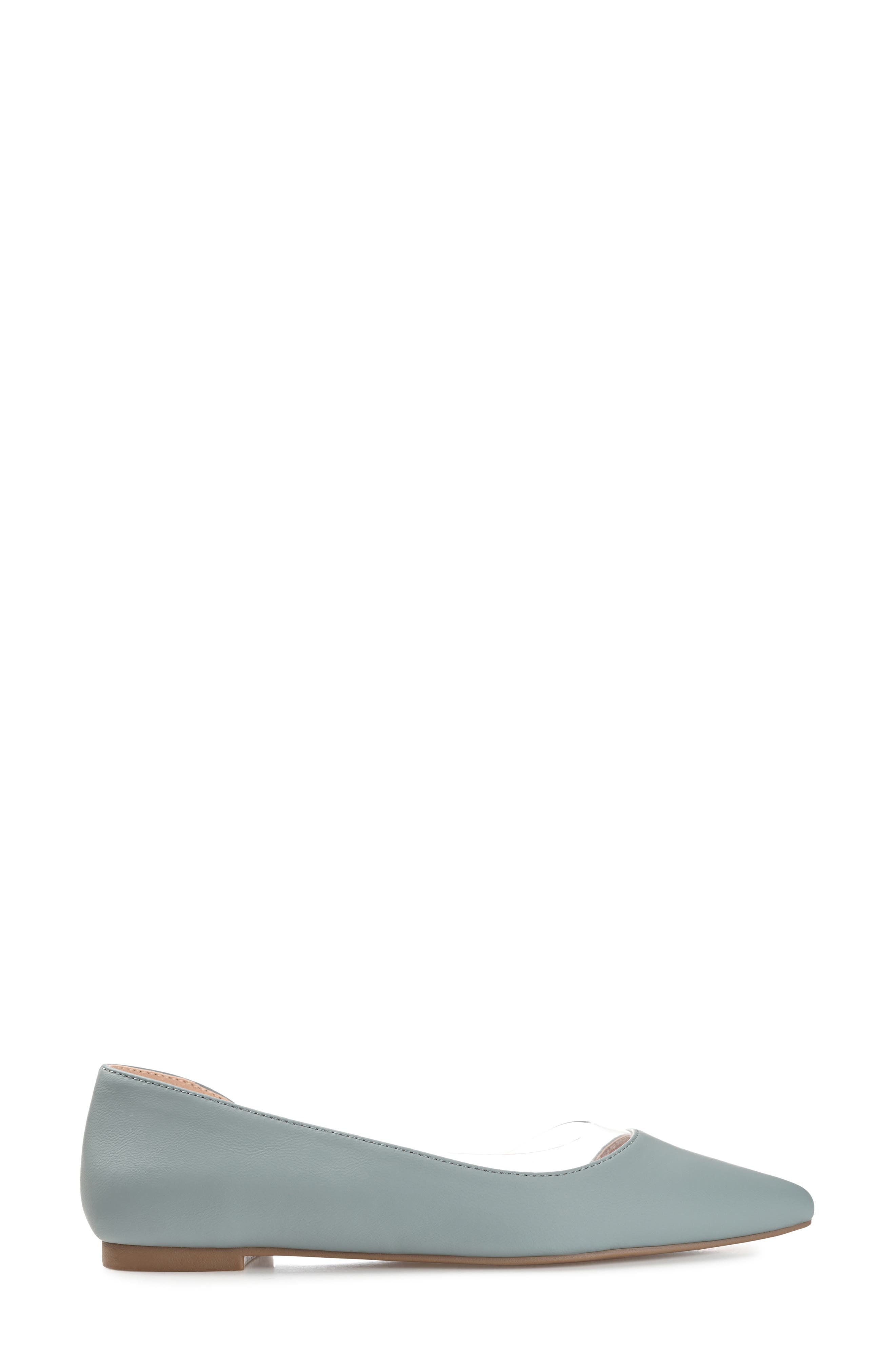 Mikki Pointed Toe Flat, Alternate, color, BLUE