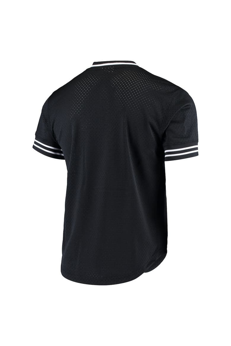 Men's Mitchell & Ness Black Austin FC Mesh V-Neck T-Shirt, Alternate, color, Black