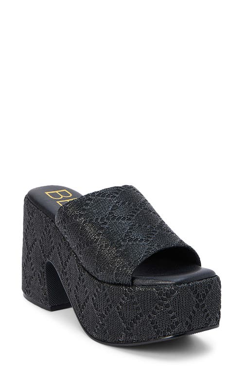 Beach By Matisse Como Platform Sandal In Ebony