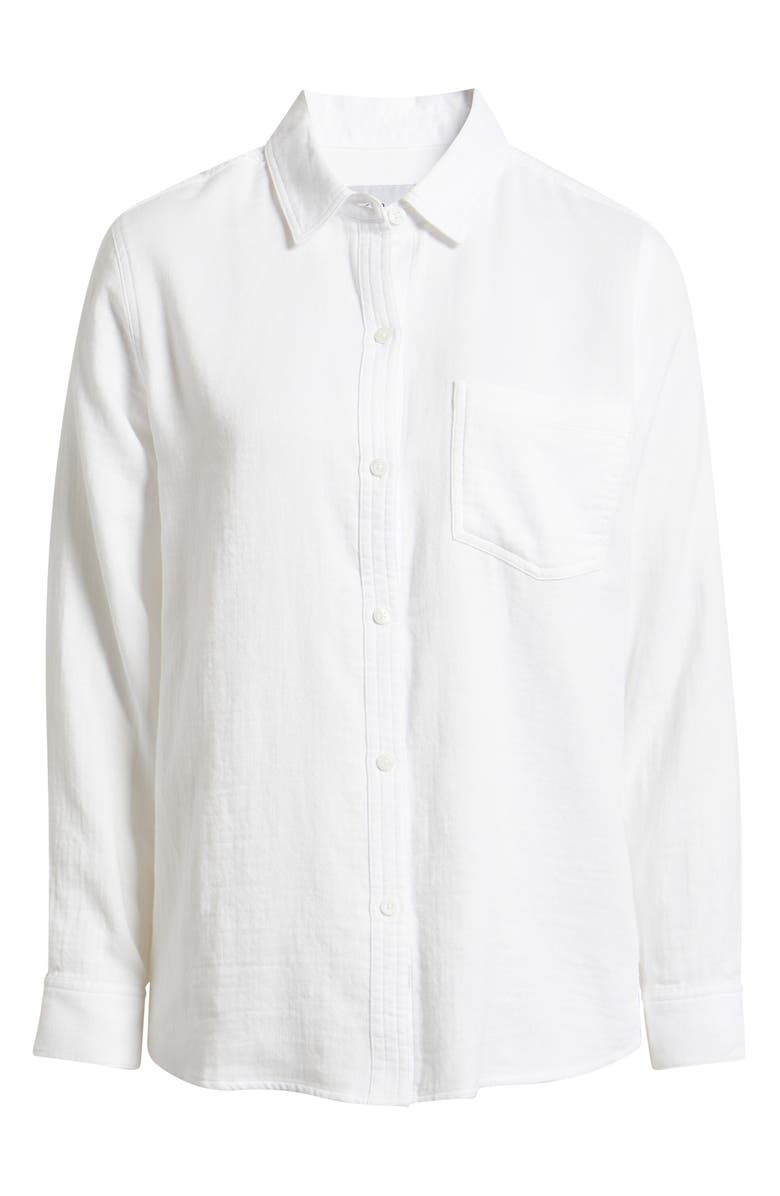 Rails Freeman Cotton Button-Up Shirt, Alternate, color, White