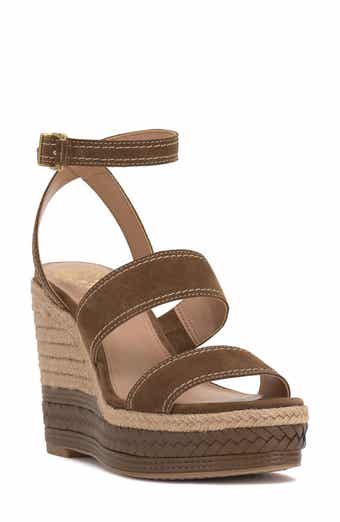 Vince Camuto Esmia Ankle Strap Platform Wedge Sandal