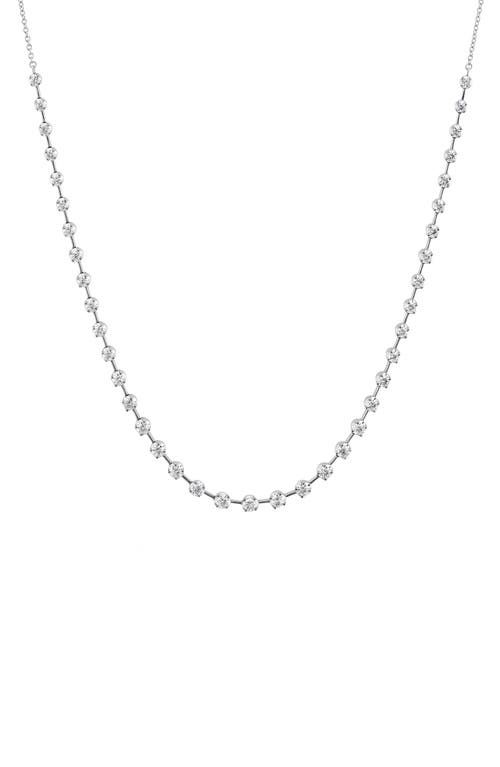Memoire Mémoire Serena Diamond Station Necklace In Gold