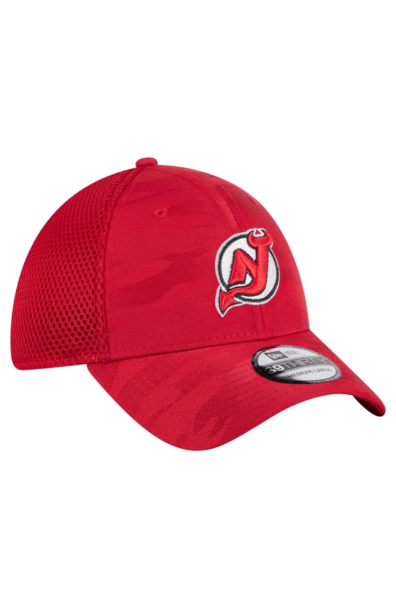 New Era Men's New Era Red New Jersey Devils Active Subtle Camo 39THIRTY Flex Hat, Alternate, color, Red