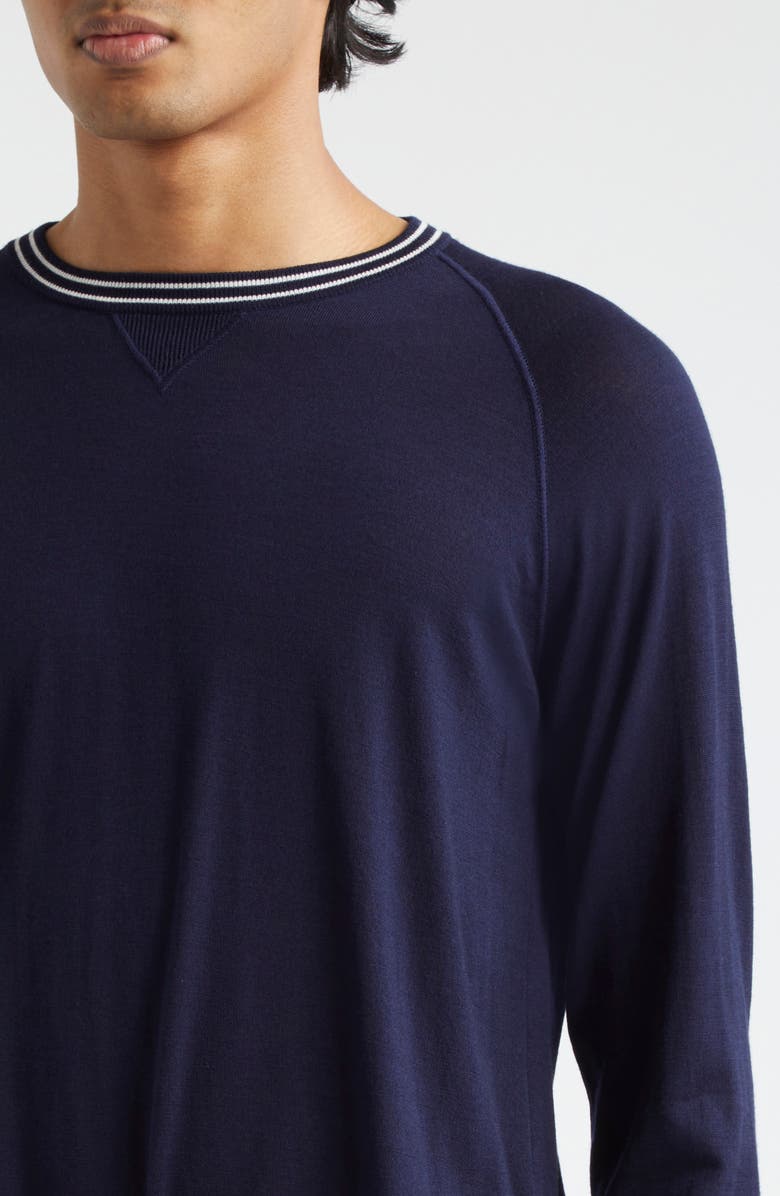 Eleventy Tipped Merino Wool Sweater, Alternate, color, 