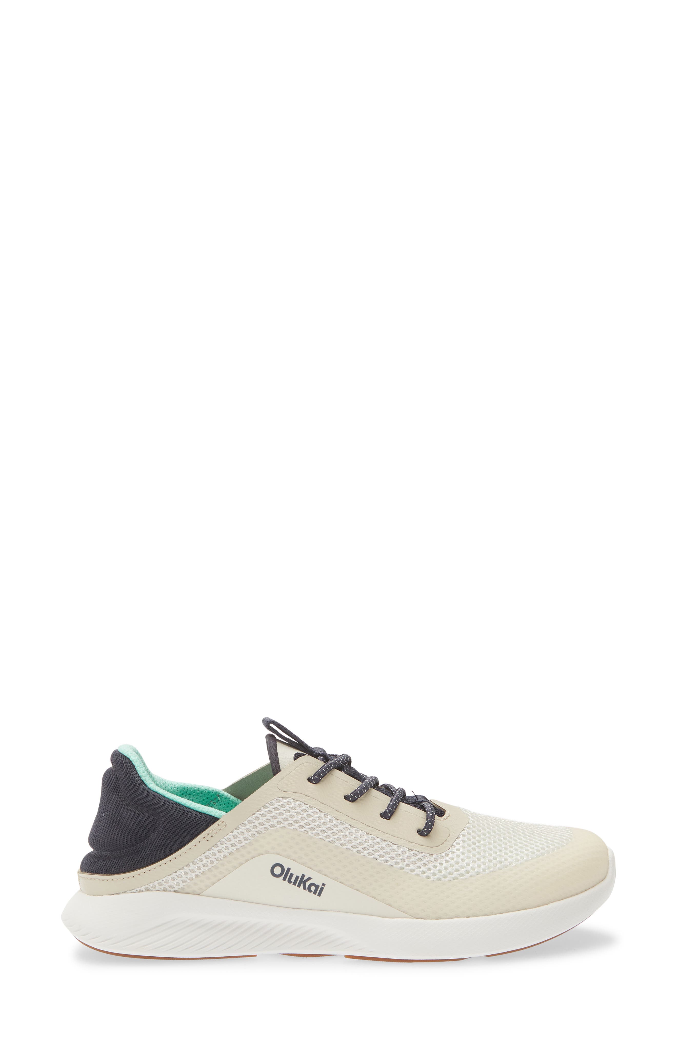 Kialoa Convertible Lace-Up Waterproof Sneaker, Alternate, color, WHITE SAND / BRIGHT WHITE