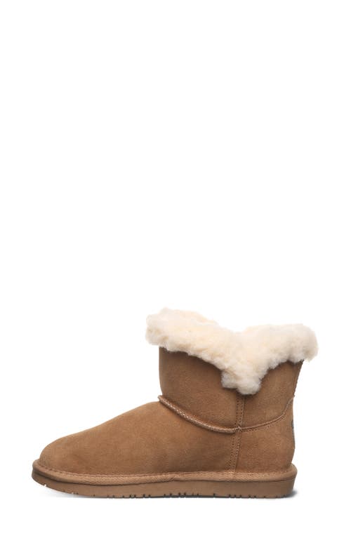 Bearpaw Wren Faux Shearling Lined Bootie In Brown