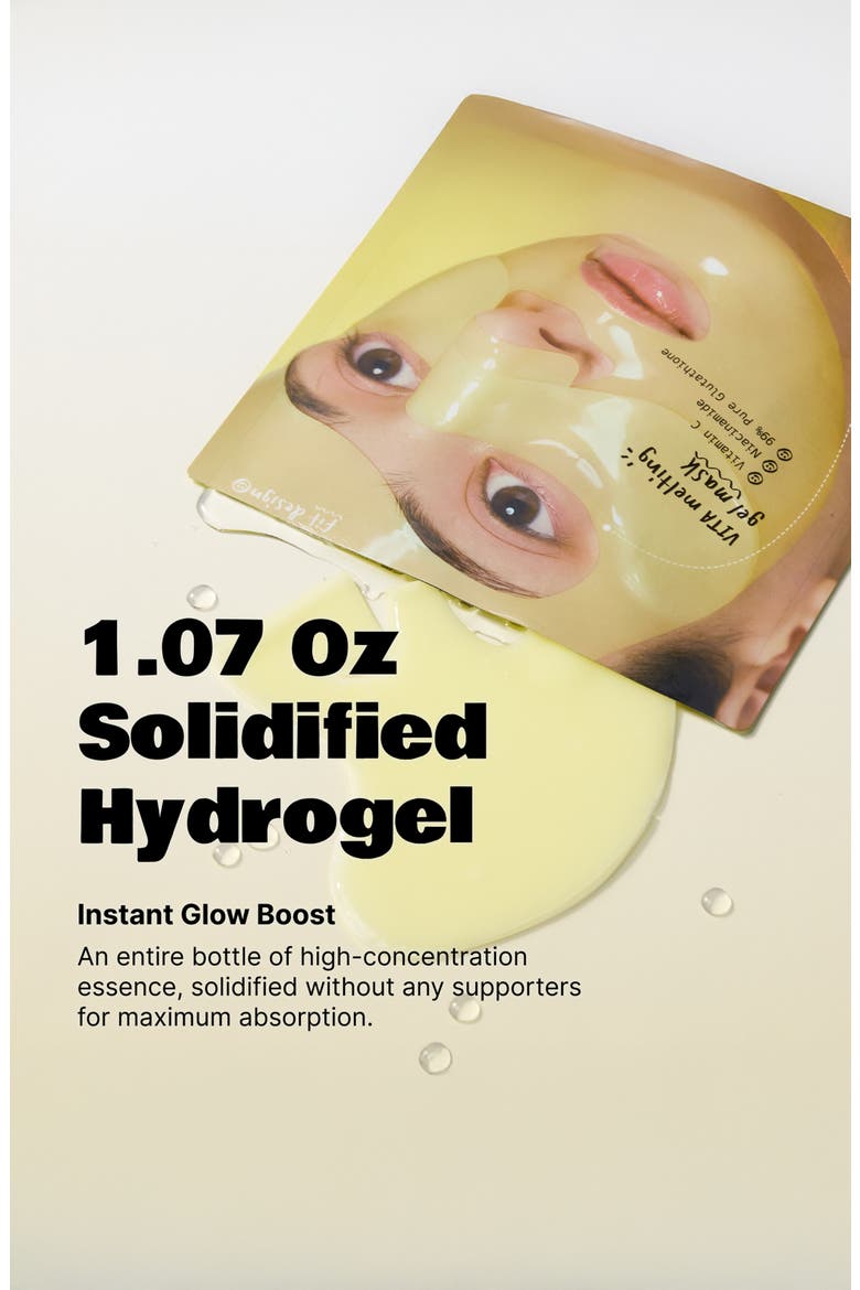 Vita Melting Gel Mask Set of 4, Alternate, color, Yellow