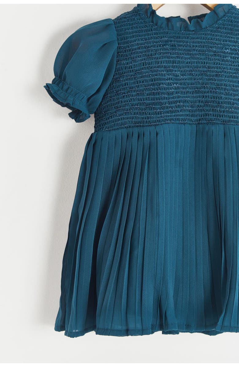 Babycottons Premium Cotton Meryl Pleated Dress For Infant, Alternate, color,