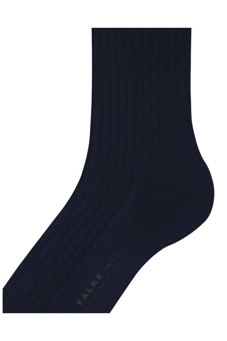 No. 13 Egyptian Cotton Blend Dress Socks, Alternate, color, DARK NAVY