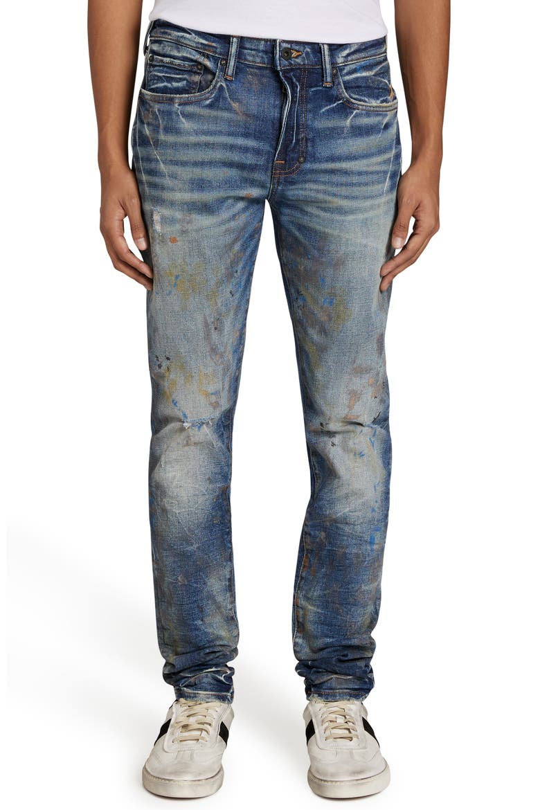Freeboard Straight Leg Jeans, Main, color, PAINTER WASH