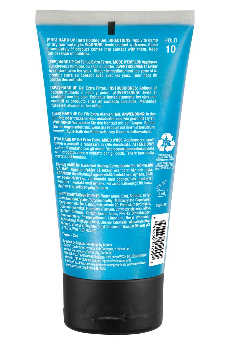 Style Sexy Hair Hardup Hard Holding Gel - 5.1 fl. oz., Alternate, color, NO COLOR