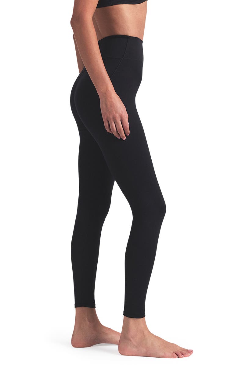 NikeSKIMS Matte High Waist Leggings, Alternate, color, Obsidian