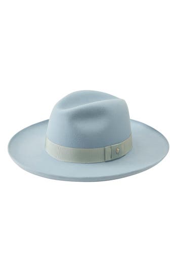 Helen Kaminski Augustine Merino Wool Fedora In Blue
