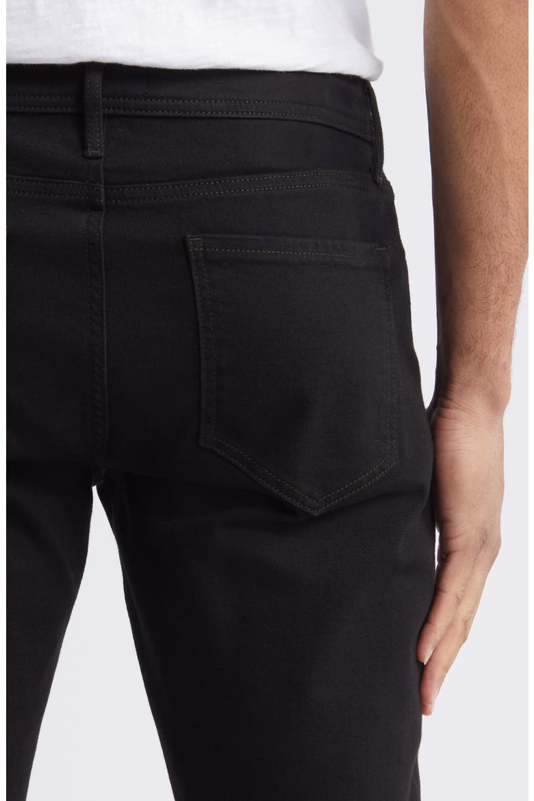 Straight Leg Jeans, Alternate, color, BLACK DENIM